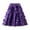 Purple, variant on LMLYSoH Women Tulle Tutu Skirt Solid Color 3D Dot Elastic Mesh Fairy A-Line Skirt for Beach Party Streetwear