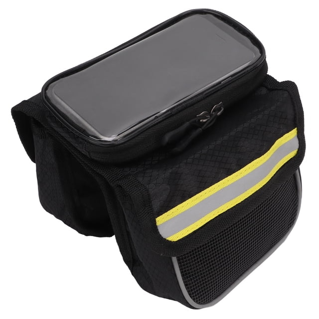 Bike Frame Bag, Bicycle Bag Shock Resistant For Cycling For DIY For Bike Yellow