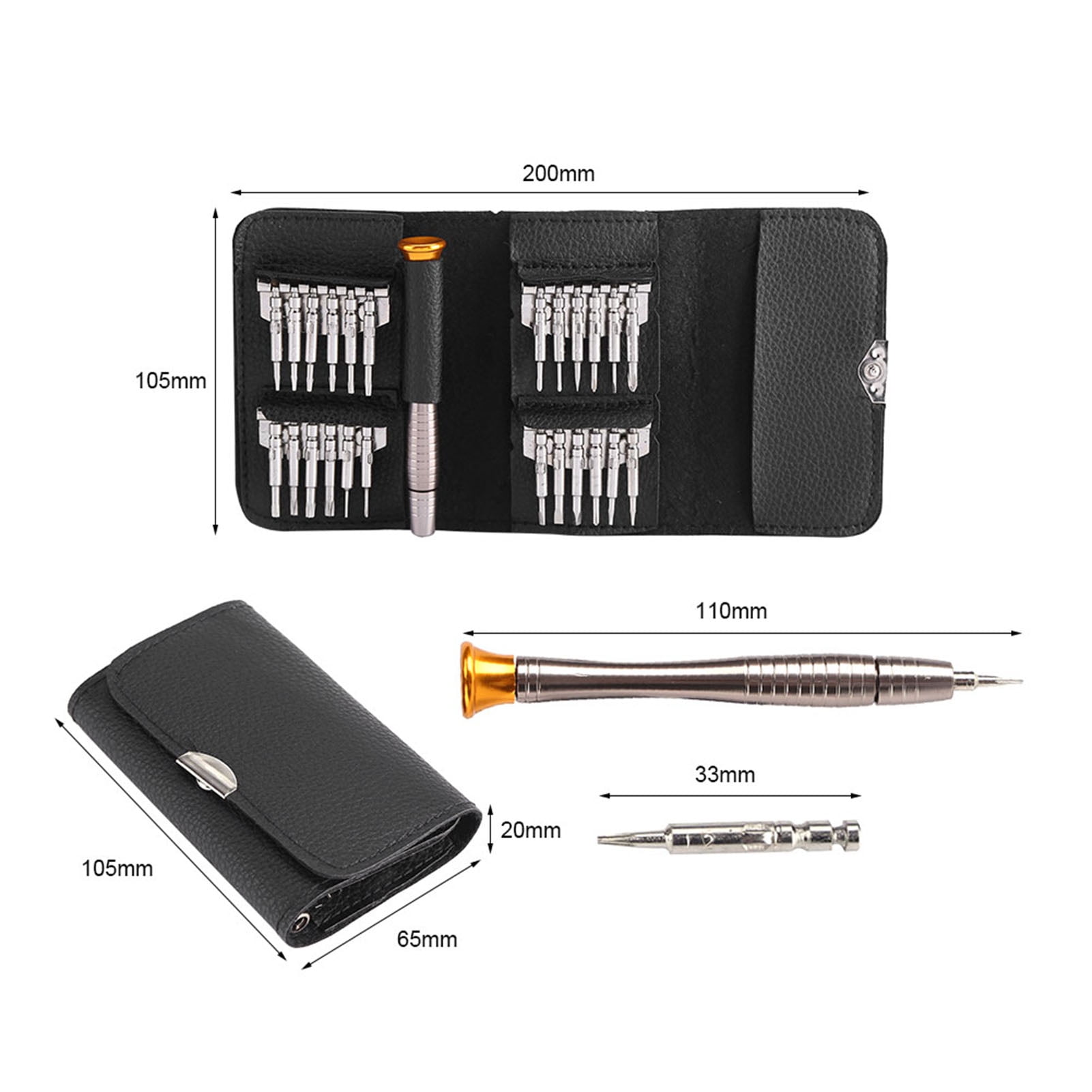 FLAMEEN Screwdriver Set, Screwdriver Repair Set, Electronics Screwdriver Set For Electronic Workshops Eyeglass Repair