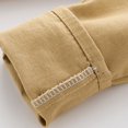 thumbnail image 6 of Resicozy Toddler Baby Boys Cargo Pants Joggers Sweatpants Stretch Pants with Pocket Front Buttons School Uniform Hiking Trousers 2-8 Years Beige 120, 6 of 7