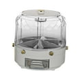 thumbnail image 3 of AMLESO 360 Rotary Cereal Dispenser Container Countertoptop Organizer 6 Organization Dry Gray, 3 of 6