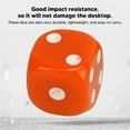 thumbnail image 3 of Juego de Dados de 30 Piezas Esquina Redonda de 6 Lados Puntos de Números Blancos Dados de Juego Portátiles de Plástico para Juegos de Mesa Enseñanza de Matemáticas ANGGREK  Otros, 3 of 8