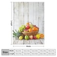 thumbnail image 4 of Sheronv Fruit Basket Warm Lightweight Blanket Soft Fleece Blankets Throw Blanket for All Seasons - Flannel Material Blanket for Toddlers, Children, and Adults 40x50in, 4 of 6