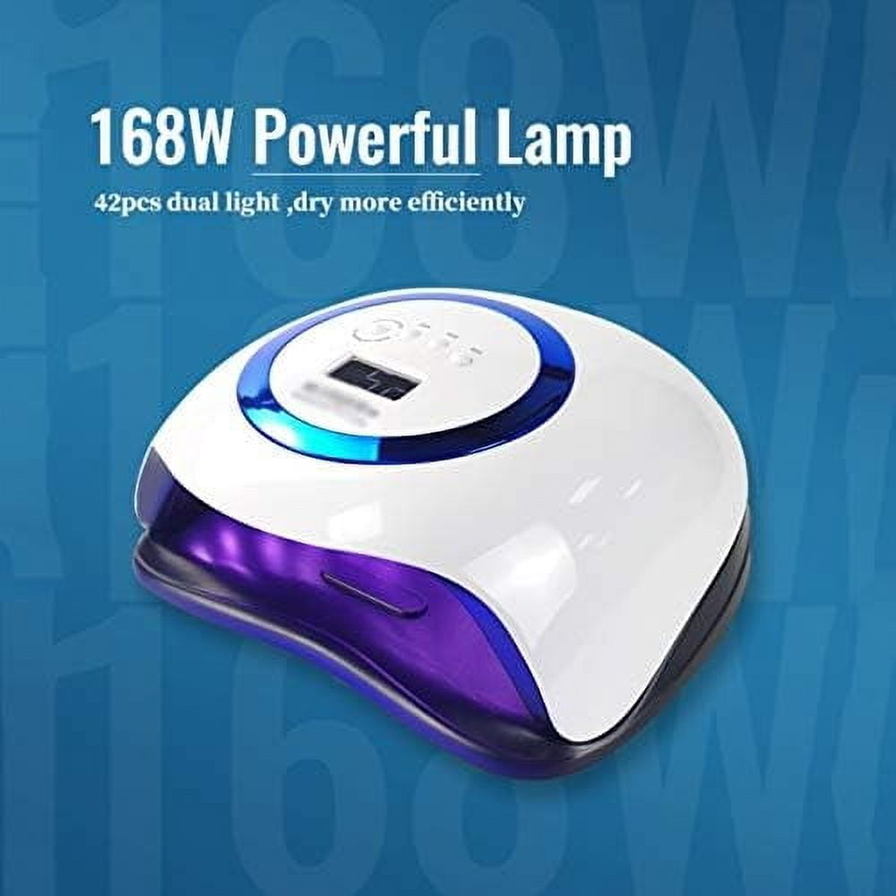 168W 42LED Nail Lamp Manicure Lamp Nail Gel Dryer Lamp Professional Nail Material Cabin UV LED Nail Gel