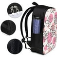 thumbnail image 5 of YFYANG 17" Laptop Backpack, Pastel Flower Geometry Fashion Travel Work Backpack with USB and Headphone Cable Interface for Men and Women, 5 of 8