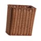 thumbnail image 4 of Organizador de adornos para bote de basura, bote de basura rectangular resistente con parte superior abierta Marrón oscuro, 4 of 9