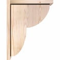 thumbnail image 3 of 7 1/2"W x 14"D x 18"H Crestline Smooth Corbel w/Backplate, Douglas Fir, 3 of 9