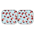 thumbnail image 7 of Kll Flowers And Lady Bugs Windshield Sun Shade 2-Piece Foldable Car Front Window Sunshade For Most Sedans Suv Truck - Auto Sun Blocker Visor Protector Blocks Max Uv Rays - Large, 7 of 7