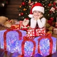 thumbnail image 5 of Topboutique Christmas Lighted Gift Boxes,3 Pcs Light Up Present Boxes Ornament,Present Boxes Decoration for Christmas Tree Indoor Home Yard Lawn Decor,Multicolor Light, 5 of 8