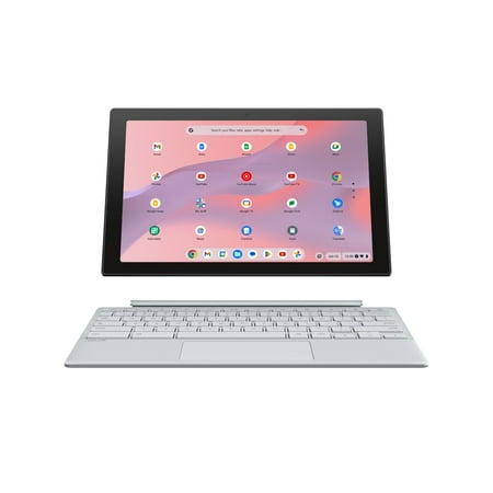 ASUS CM30 10.5 inch 2-in-1 Tablet WUXGA Touch Chromebook Laptop MediaTek Kompanio 520 8GB RAM 128GB eMMC Stylus Included Fog Silver