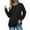 Black, variant on Kiplyki Trendy Women 's Autumn Winter Solid Round-Neck Pullover Long Sleeve Tops