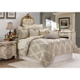 thumbnail image 3 of Michael Amini Bennett 10-Piece King Comforter Set - Champagne, 3 of 8