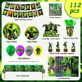 thumbnail image 3 of Hulk Birthday Party Supplies, 112pcs Hulk Birthday Decorations & Tableware Set Including Hulk Party Balloon Banner Backdrop Plates Tablecloth Napkin etc Hulk Themed Birthday Party Decorations Supplies, 3 of 6