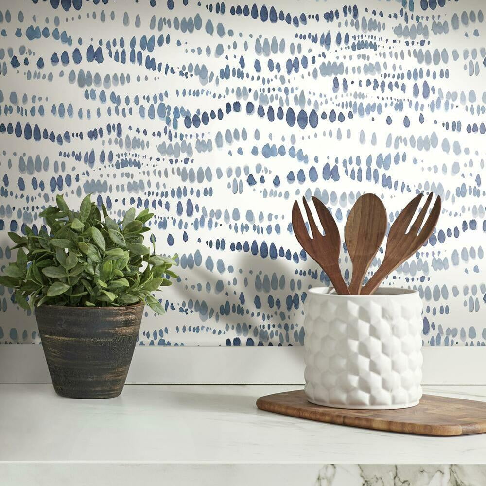 Lisa Audit Dotted Line Peel and Stick Wallpaper