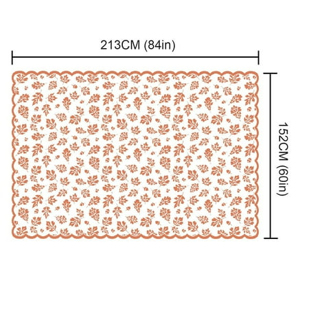 Maple Leaf Lace Tablecloth Golden Fall Dinner Parties Restaurant