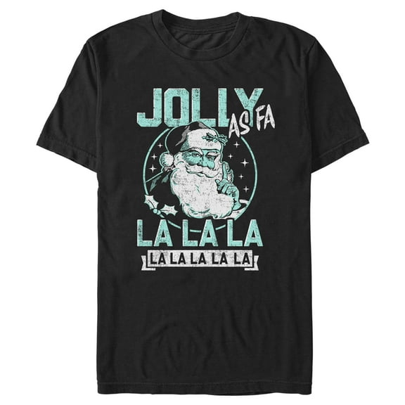 Men's Lost Gods Jolly As Falala Graphic Tee Black 2X Large