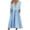 Light Blue, variant on Bigersell Women Dress Shirts Summer Female V-Neck Half Sleeve Midi Sun Dress Dress Style D-4 Summer Dresses Ladies 2024 Casual Regular Summer Dresses , Light Blue L