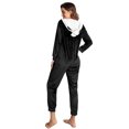 thumbnail image 3 of Mono de invierno ajustado para mujer, traje de una pieza de felpa para adulto, pijama cómodo para mujer Fridja  nalpqowj49695, 3 of 4