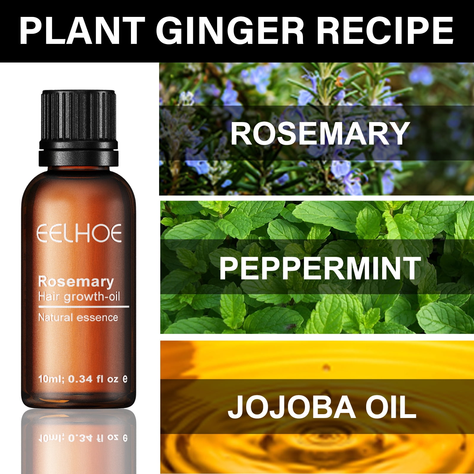 Buy Hair Growth Drops Rosemary Oil, Peptides & Minoxidil Hair Loss