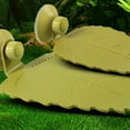 thumbnail image 2 of Miangastore Turtle Tank Climbing Platform Creative Climbing Stand Turtle Leaf Shaped Platform (Size S), 2 of 8