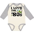thumbnail image 3 of Inktastic I Love the '80s-musical notes Boys or Girls Long Sleeve Baby Bodysuit, 3 of 5