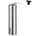 thumbnail image 1 of Graflsoa Moulin à Café Manuel Compact en Acier Inoxydable - Meule Céramique Réglable, Capacité de 30g, Portable pour Maison et Voyage, Finition Argentée, 1 of 6