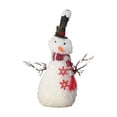 thumbnail image 2 of Adorno de muñeco de nieve navideño, figura navideña, decoración de fiesta, regalo, hermosa decoración navideña para el hogar, sala de estar, oficina, Grande, 2 of 8