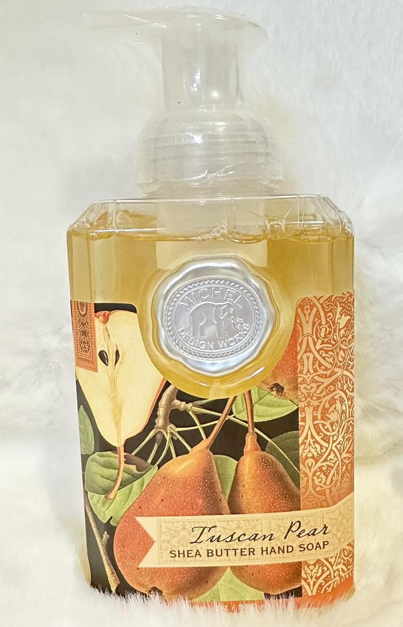 Michel Design Works Tuscan Pear Foaming Soap, 17.8-Ounce