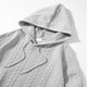 thumbnail image 4 of MHFRRA Sudadera con Capucha Informal de Mezcla Suave con Capucha Ajustable para Uso Diario, Ropa de Calle Cómoda Gris, 4 of 7