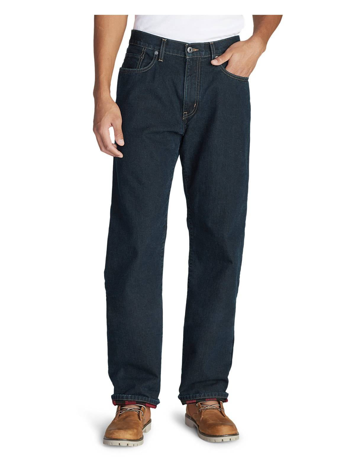 Eddie Bauer Eddie Bauer Men's FlannelLined Jeans Relaxed Fit