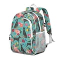 thumbnail image 2 of Doberman Dog Pattern with Flowers Backpack for School,Cute School Bag,Schoolbag with Adjustable Shoulder Straps & Padded Back,15"x11.42"x5.5", 2 of 6