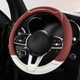 thumbnail image 5 of Silicone Steering Wheel Cover, Non-Slip Thin Design, Universal Fit 36-40cm, All Season Use, Easy to Clean - Car Accessories, 5 of 6