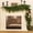 6FT, variant on 6FT Artificial Norfolk Pine Garlands, Real Touch Winter Pine Garland, Green Artificial Greenery Garland for Table, Mantle, Wall, Outdoor, Indoor Christmas Decorations (2pcs)