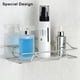 thumbnail image 4 of Organizador de almacenamiento Cateissary 2 piezas estante de ducha Universal acero inoxidable, 4 of 6