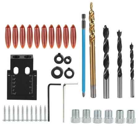 

Oblique Drill Hole Locator Wood Board Connection Installation Tool Pocket Hole Jig For DIY Home Projects For General