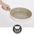 thumbnail image 4 of Chou Chou Nonstick 9.5 Inch Stir Frying Pan with Handle, Induction Compatible Cookware, Kitchen Essential Non Stick Ceramic Coating Skillet, Healthy Cooking Omelet Tamagoyaki, Made in Korea (24cm), 4 of 9