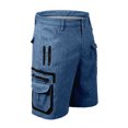 thumbnail image 5 of ZHOGXU Mens Shorts Versatile Loose Fit Zipper Breathable With Pocket Comfortable Everyday Wear, 5 of 7