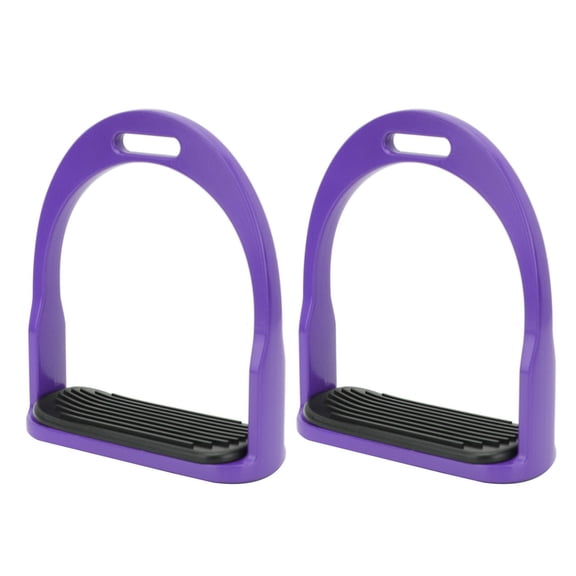 Yajisi Premium Aluminum Wide Safety Stirrups for Kids – Durable, Anti‑Slip, No‑Hole Design, 7.1" x 7.9" – Ideal for Children’s Horse Riding