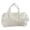 White-WH Home Decor, variant on Large Capacity Quilted Travel Tote Bag with Ditsy Printed Lightweight Cotton Handbag for Women Gym Trip Carry On Weekend Overnight Duffle 15.7x8.7x10.6in Family Gifts