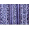 thumbnail image 1 of Ahgly Company Indoor Rectangle Abstract Blue Modern Area Rugs, 5' x 8', 1 of 4