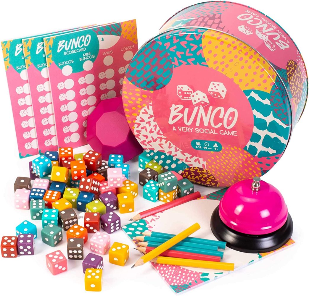 Deluxe Bunco Includes Bunco & An Extra 50 Vintage Dice for More Teams