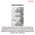 thumbnail image 3 of TENGA 3D Module Sculpted Reusable Male Masturbator/Stroker w/Case & Drying Stand, 3 of 4