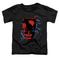 thumbnail image 2 of The Batman Shadowed Headshot Kids T Shirt (4) for Youth Toddler Boys and Girls, Black, 2 of 5