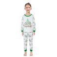 thumbnail image 3 of Elippeo Christmas Pajamas for Family Long Sleeve Tops + String Lights Print Pants Set Sleepwear, 3 of 10