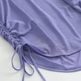 thumbnail image 6 of Women Summer Lightweight Slub Yarn Breathable Yoga Hem Drawstring Loose Round Neck Sleeveless Sports Shirt Tank Top Tee for Athletic Workout Yoga Casual Wear | CSEONE,Purple L, 6 of 9