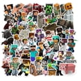 thumbnail image 2 of 50pcs Minecraft Cartoon Graffiti Stickers Water Bottle Suitcase Laptop Waterproof Sticker Decoration, 2 of 5