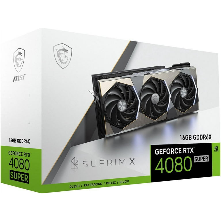 MSI Suprim GeForce RTX 4080 SUPER 16GB GDDR6X PCI Express
