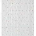 thumbnail image 2 of Serafina Home Contemporary Polyester Shower Curtain, White Cathy Beige Gold, 70" x 72", 2 of 7