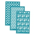 thumbnail image 3 of Plantillas de Serigrafía de 3 Uds para Herramientas de Arcilla Polimérica, Serigrafía Reutilizable para Imprimir en Arcilla, Decoraciones de Pendiente Estilo A perfecl Plantillas de pantalla de seda, 3 of 8