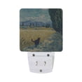 thumbnail image 3 of LED Sensor Night Light Auto On/Off Dusk to Dawn Lamp for Bedroom Hallway Black Cat Walking Fields 2 Pack, 3 of 7